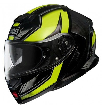 Casco Shoei Neotec 3 apribile Grasp TC-3 nero, bianco e giallo