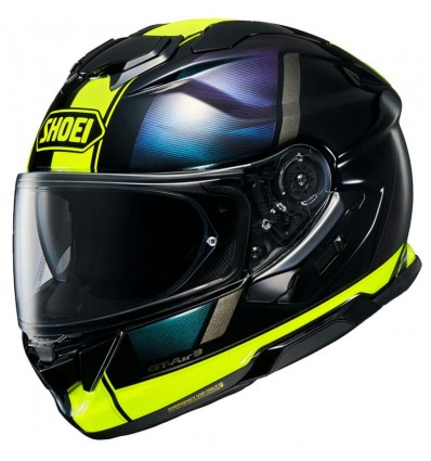 Casco Shoei GT Air 3 Scenario TC-3 nero e giallo