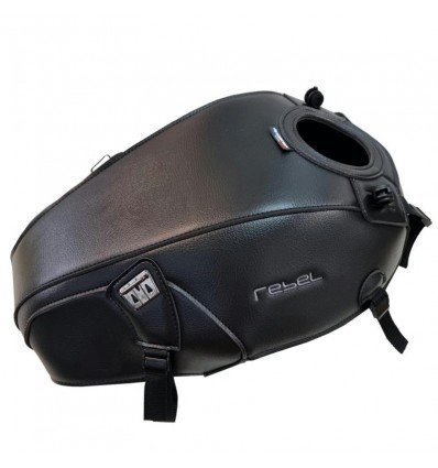 Copriserbatoio Bagster per Honda Rebel 1100 in similpelle nero