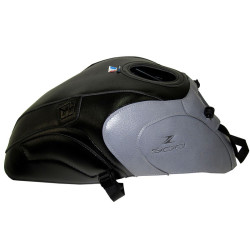 Copriserbatoio Bagster per Kawasaki Z900 in similpelle nero e acciaio