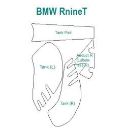 Pellicole protettive Wunderlich per serbatoio BMW R-Nine T Pellicole protettive Wunderlich per serbatoio BMW R-Nine T