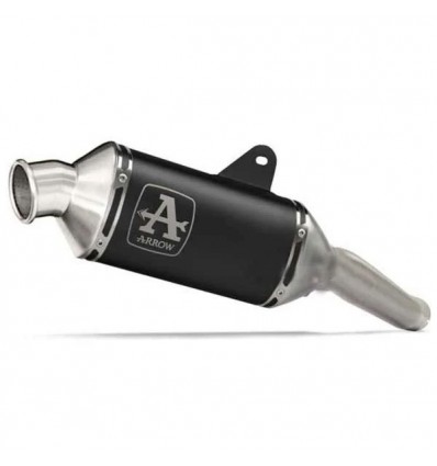 Terminale Arrow Indy Race Alluminium Dark per Moto Morini X-Cape 650