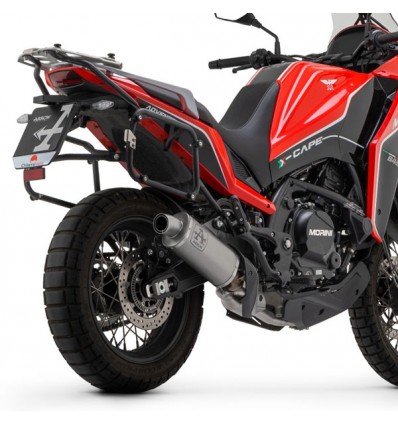 Terminale Arrow Indy Race Alluminium Dark per Moto Morini X-Cape 650 Terminale Arrow Indy Race Alluminium Dark per Moto Morini X-Cape 650