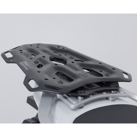 Kit baule SW-Motech Trax Adv alluminio nero per Moto Morini X-Cape 650 Kit baule SW-Motech Trax Adv alluminio nero per Moto Morini X-Cape 650