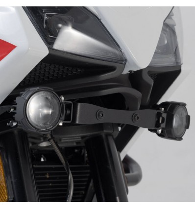 Staffe per faretti SW-Motech su Moto Morini X-Cape 650 Staffe per faretti SW-Motech su Moto Morini X-Cape 650