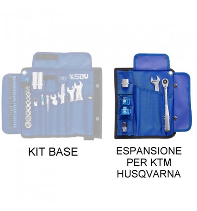 Set attrezzi aggiuntivo SBV per moto KTM e Husqvarna Set attrezzi aggiuntivo SBV per moto KTM e Husqvarna