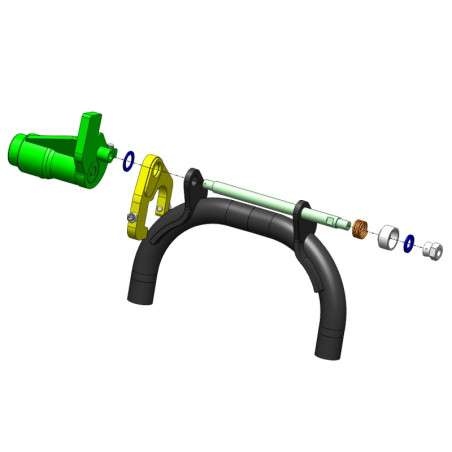 Antifurto blocca cavalletto Push & Block per Piaggio Beverly 300 HPE Antifurto blocca cavalletto Push & Block per Piaggio Beverly 300 HPE