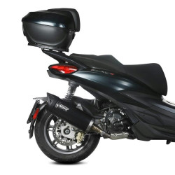Scarico completo Mivv Mover Steel Black per Piaggio Beverly 300 HPE Scarico completo Mivv Mover Steel Black per Piaggio Beverly 300 HPE