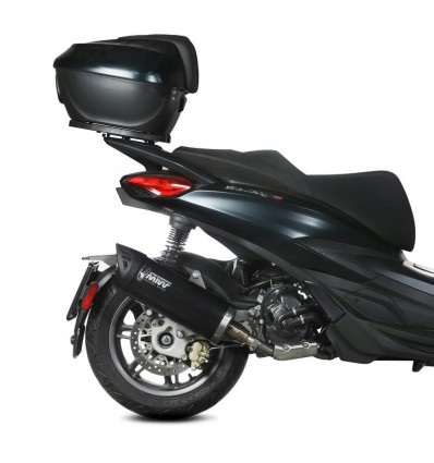 Scarico completo Mivv Mover Steel Black per Piaggio Beverly 300 HPE Scarico completo Mivv Mover Steel Black per Piaggio Beverly 300 HPE