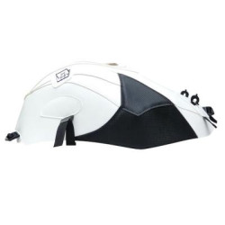 Copriserbatoio Bagster per BMW S1000RR fino 2014 in similpelle bianco carbon look