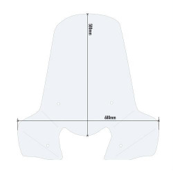 Parabrezza alto Givi per Piaggio beverly 300 HPE e 400 HPE Parabrezza alto Givi per Piaggio beverly 300 HPE e 400 HPE