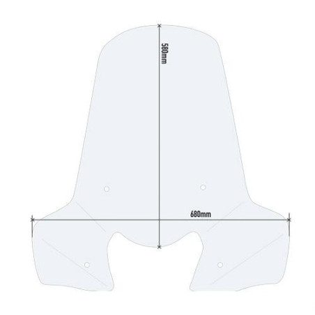 Parabrezza alto Givi per Piaggio beverly 300 HPE e 400 HPE Parabrezza alto Givi per Piaggio beverly 300 HPE e 400 HPE
