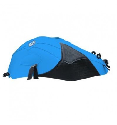 Copriserbatoio Bagster per BMW S1000RR fino 2014 in similpelle blu e carbon look