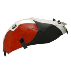Copriserbatoio Bagster per BMW S1000RR fino 2014 in similpelle bianco rosso e carbon look