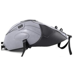 Copriserbatoio Bagster per BMW S1000RR fino 2014 in similpelle grigio e carbon look