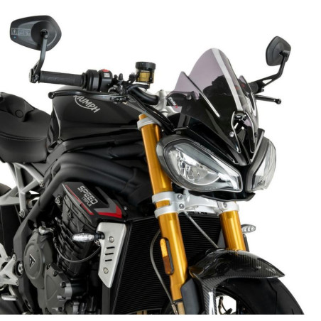 Cupolino Puig Naked per Triumph Speed Triple 1200 RS fume chiaro Cupolino Puig Naked per Triumph Speed Triple 1200 RS fume chiaro