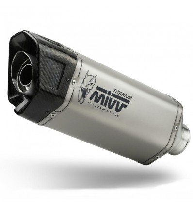 Terminale Mivv SR-1 Titanio per Triumph Speed Triple 1200 RR e RS