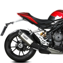 Terminale Mivv SR-1 Titanio per Triumph Speed Triple 1200 RR e RS Terminale Mivv SR-1 Titanio per Triumph Speed Triple 1200 RR e RS