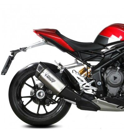 Terminale Mivv SR-1 Titanio per Triumph Speed Triple 1200 RR e RS Terminale Mivv SR-1 Titanio per Triumph Speed Triple 1200 RR e RS