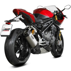 Terminale Mivv SR-1 Titanio per Triumph Speed Triple 1200 RR e RS Terminale Mivv SR-1 Titanio per Triumph Speed Triple 1200 RR e RS