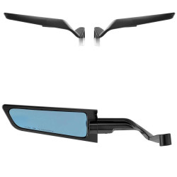 Specchietti Rizoma aerodinamici Stealth nero per moto naked