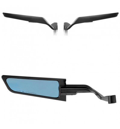 Specchietti Rizoma aerodinamici Stealth nero per moto naked