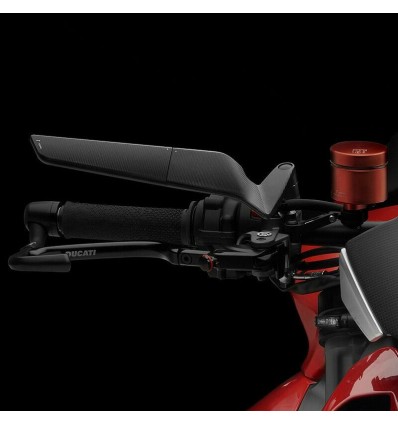 Specchietti Rizoma aerodinamici Stealth nero per moto naked Specchietti Rizoma aerodinamici Stealth nero per moto naked