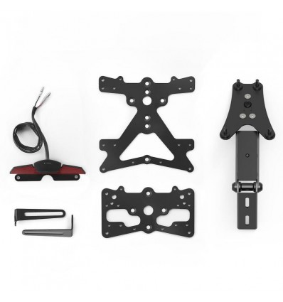 Portatarga regolabile Rizoma Fox per Triumph Speed Triple 1200 RR e RS Portatarga regolabile Rizoma Fox per Triumph Speed Triple 1200 RR e RS