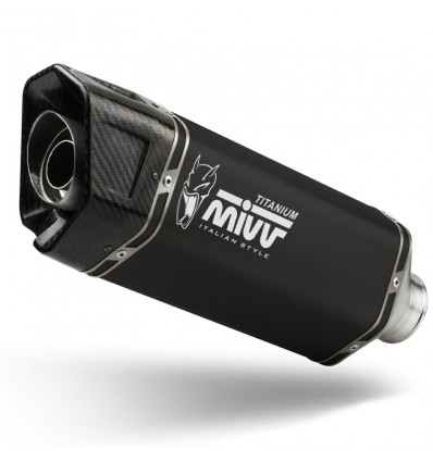 Terminale Mivv SR-1 Titanio Black per Triumph Speed Triple 1200 RR e RS