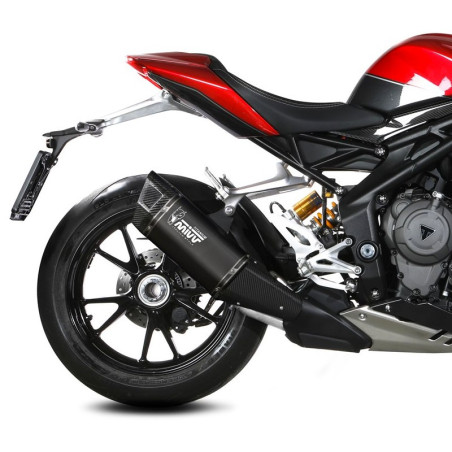Terminale Mivv SR-1 Titanio Black per Triumph Speed Triple 1200 RR e RS Terminale Mivv SR-1 Titanio Black per Triumph Speed Triple 1200 RR e RS