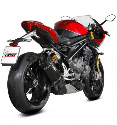 Terminale Mivv SR-1 Titanio Black per Triumph Speed Triple 1200 RR e RS Terminale Mivv SR-1 Titanio Black per Triumph Speed Triple 1200 RR e RS