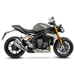 Terminale Leovince LV-10 in acciaio per Triumph Speed Triple 1200 RR e RS Terminale Leovince LV-10 in acciaio per Triumph Speed Triple 1200 RR e RS