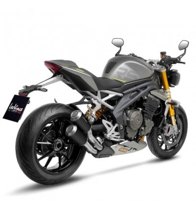 Terminale Leovince LV-10 Inox Black per Triumph Speed Triple 1200 RR e RS Terminale Leovince LV-10 Inox Black per Triumph Speed Triple 1200 RR e RS