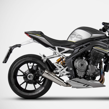 Terminale Slip On Zard per Triumph Speed Triple 1200 RR e RS Terminale Slip On Zard per Triumph Speed Triple 1200 RR e RS