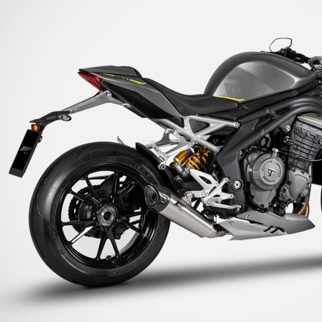 Terminale Slip On Zard per Triumph Speed Triple 1200 RR e RS Terminale Slip On Zard per Triumph Speed Triple 1200 RR e RS