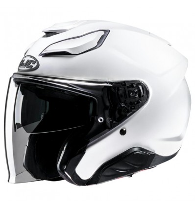 Casco Jet HJC F31 monocolore bianco perlato