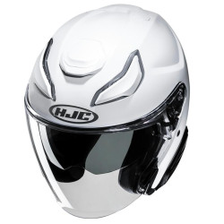 Casco Jet HJC F31 monocolore bianco perlato Casco Jet HJC F31 monocolore bianco perlato