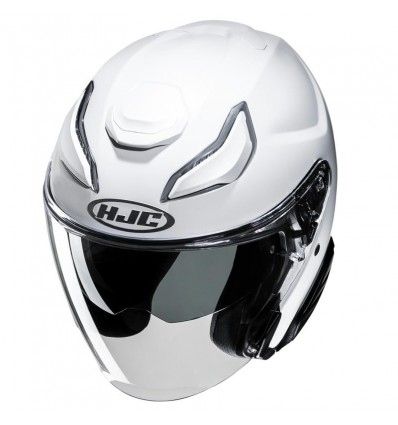 Casco Jet HJC F31 monocolore bianco perlato Casco Jet HJC F31 monocolore bianco perlato