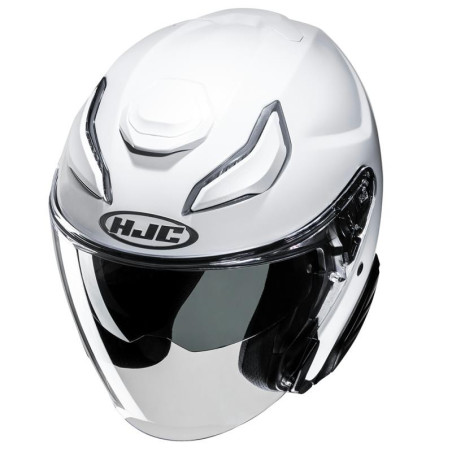 Casco Jet HJC F31 monocolore bianco perlato Casco Jet HJC F31 monocolore bianco perlato