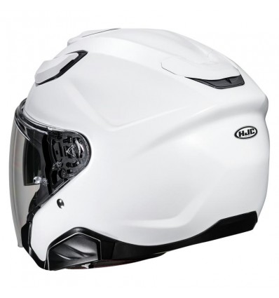 Casco Jet HJC F31 monocolore bianco perlato Casco Jet HJC F31 monocolore bianco perlato