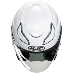 Casco Jet HJC F31 monocolore bianco perlato Casco Jet HJC F31 monocolore bianco perlato