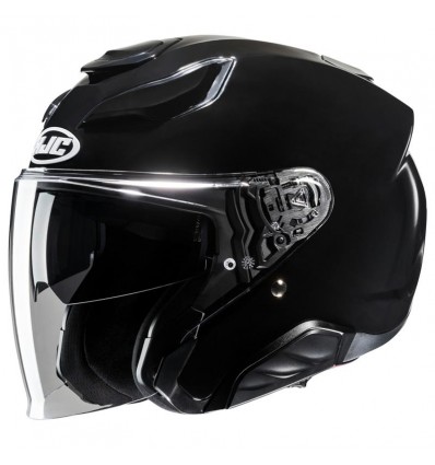 Casco Jet HJC F31 monocolore nero lucido Casco Jet HJC F31 monocolore nero lucido