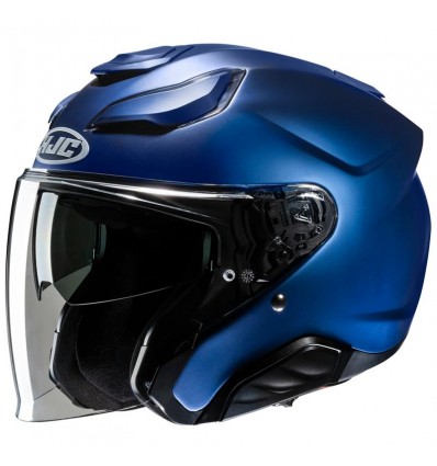 Casco Jet HJC F31 monocolore blu metal opaco Casco Jet HJC F31 monocolore blu metal opaco