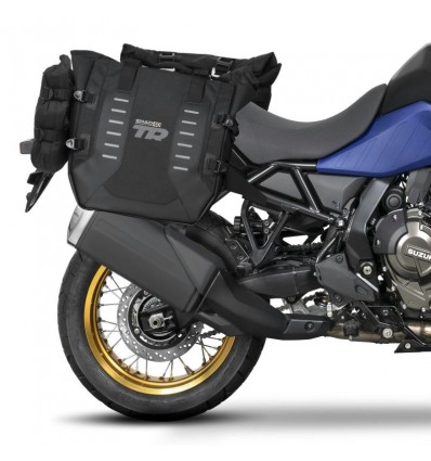 Portavaligie laterale Shad 4P per valigie compatibili su Suzuki V-Strom 800 DE Portavaligie laterale Shad 4P per valigie compatibili su Suzuki V-Strom 800 DE