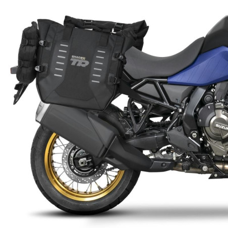Portavaligie laterale Shad 4P per valigie compatibili su Suzuki V-Strom 800 DE Portavaligie laterale Shad 4P per valigie compatibili su Suzuki V-Strom 800 DE