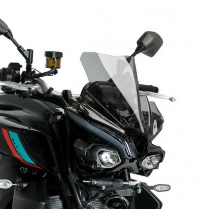 Cupolino Puig Naked per Yamaha MT-10 dal 2022 fume chiaro Cupolino Puig Naked per Yamaha MT-10 dal 2022 fume chiaro
