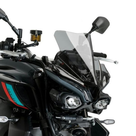Cupolino Puig Naked per Yamaha MT-10 dal 2022 fume chiaro Cupolino Puig Naked per Yamaha MT-10 dal 2022 fume chiaro
