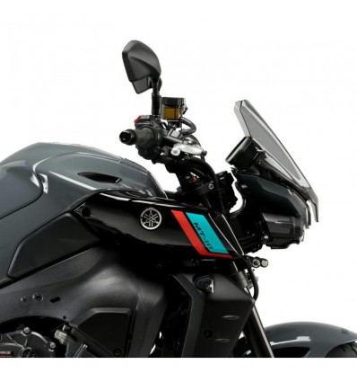 Cupolino Puig Naked per Yamaha MT-10 dal 2022 fume chiaro Cupolino Puig Naked per Yamaha MT-10 dal 2022 fume chiaro