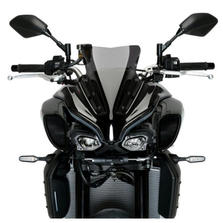 Cupolino Puig Naked per Yamaha MT-10 dal 2022 fume scuro Cupolino Puig Naked per Yamaha MT-10 dal 2022 fume scuro