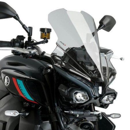 Cupolino Puig Touring per Yamaha MT-10 dal 2022 fume chiaro Cupolino Puig Touring per Yamaha MT-10 dal 2022 fume chiaro
